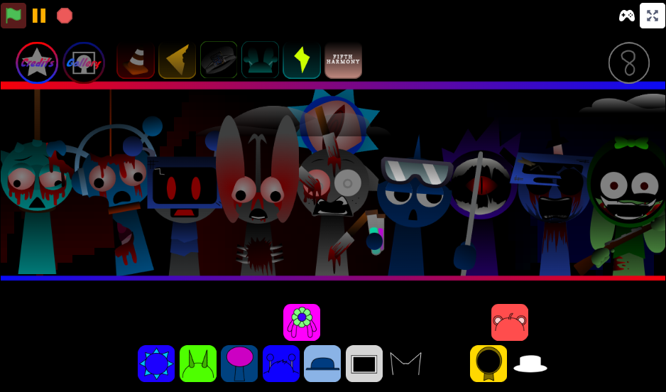 Sprunki 2P Eternal Nightmare Double Date 2P