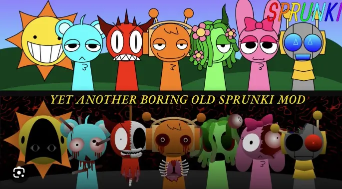 Yet Another Boring Old Sprunki - Dive into the Avant-Garde Rhythm Revolution!